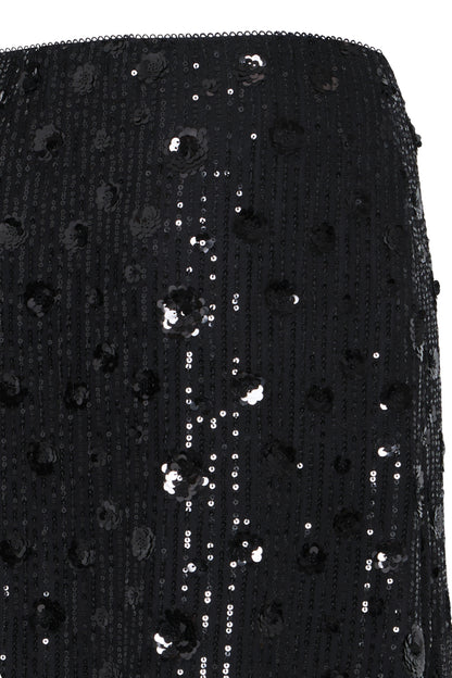 Ichi Malima Sk Skirt Black