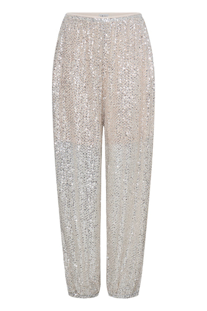 Ichi Faula Ballon Trousers Frosted Almond