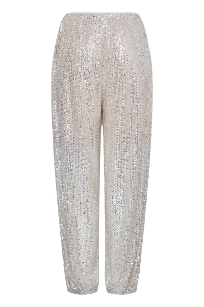 Ichi Faula Ballon Trousers Frosted Almond