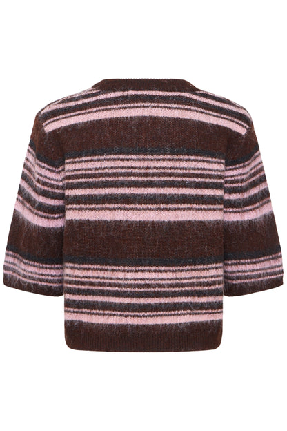 Ichi Allo Pullover Fudge Pink