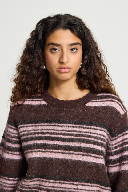 Ichi Allo Pullover Fudge Pink