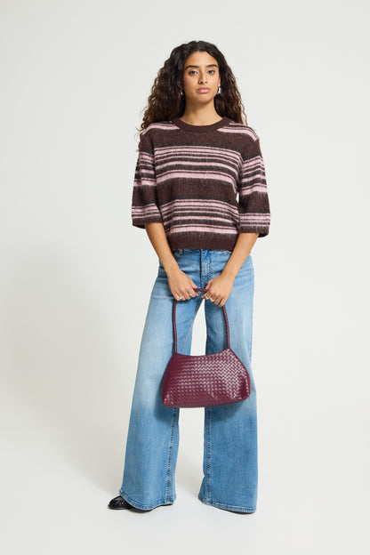 Ichi Allo Pullover Fudge Pink
