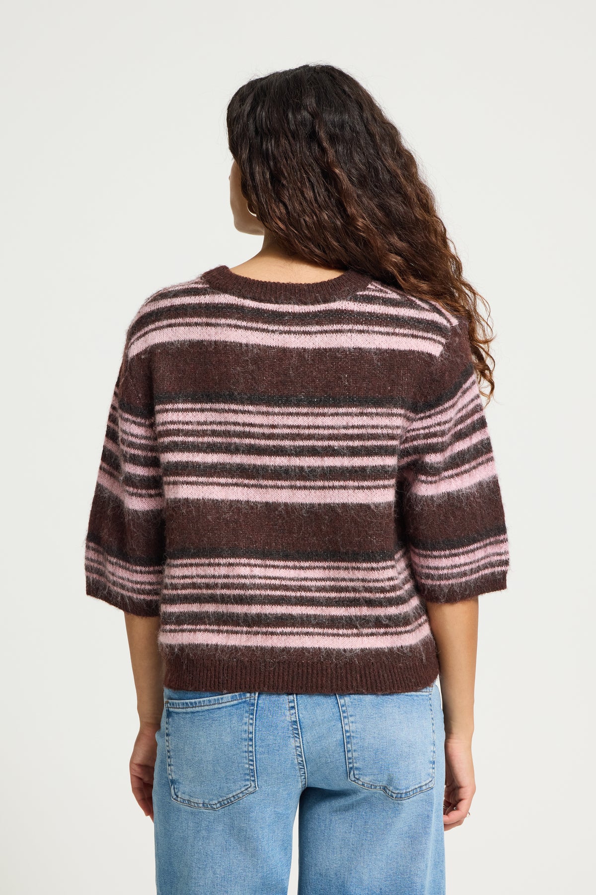 Ichi Allo Pullover Fudge Pink