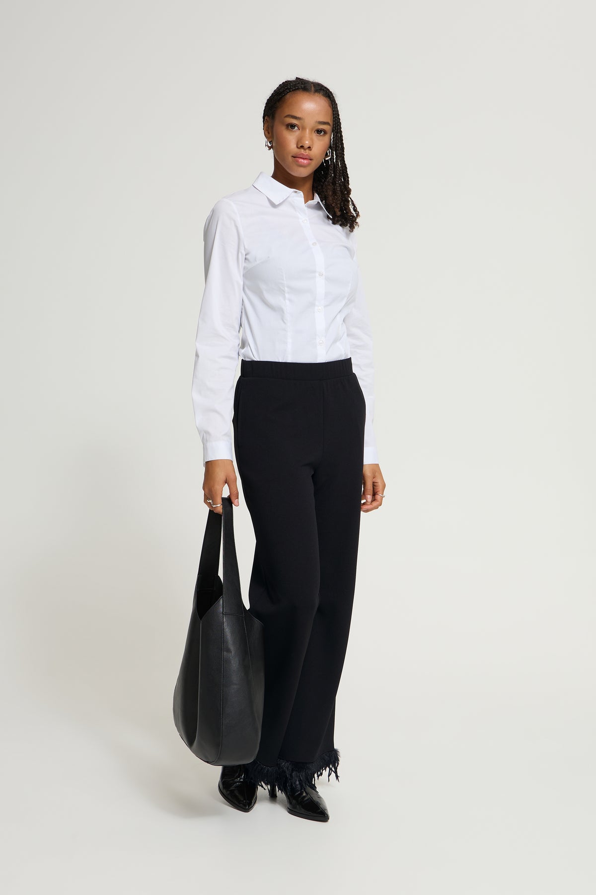 Ichi Katine Trousers Black