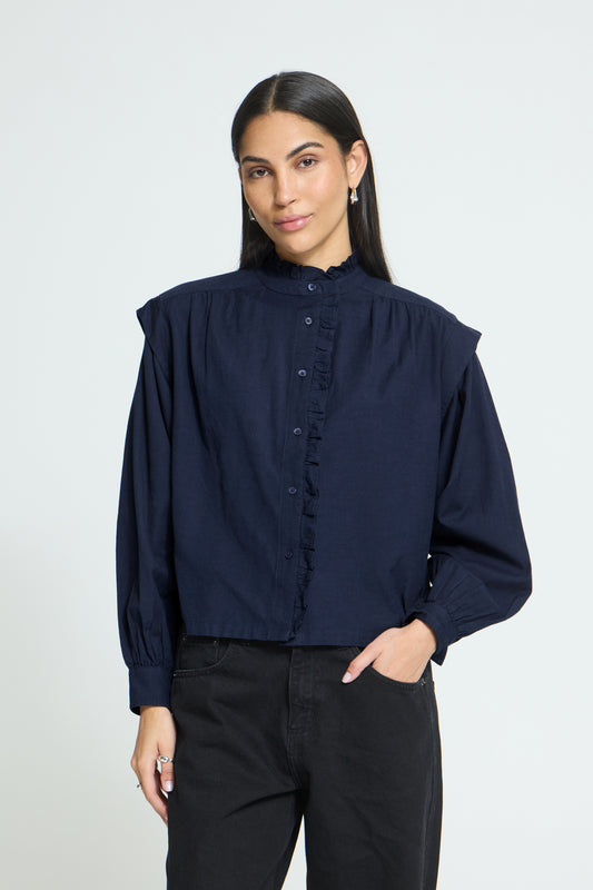 Ichi Ginola Shirt Maritime Blue