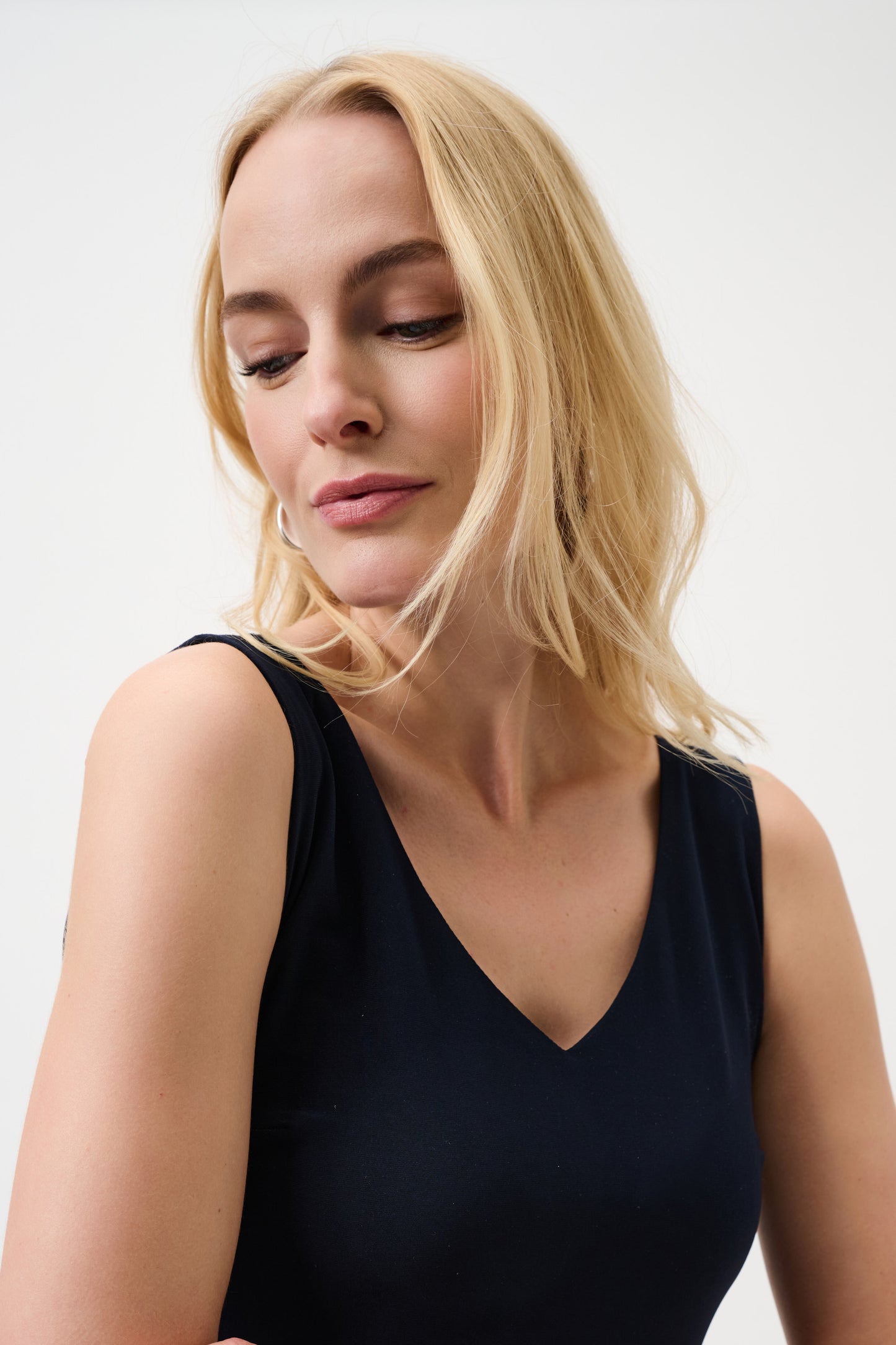Joseph Ribkoff CO Classic V-Cami Midnight Blue
