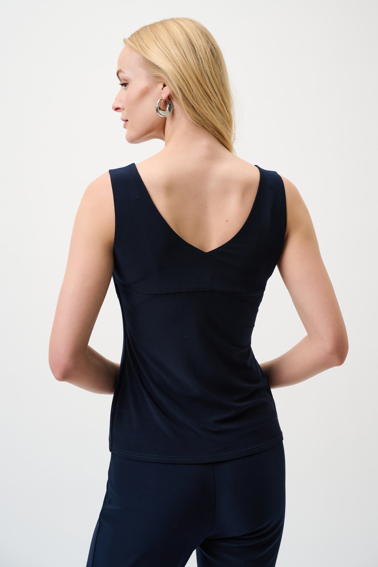 Joseph Ribkoff CO Classic V-Cami Midnight Blue