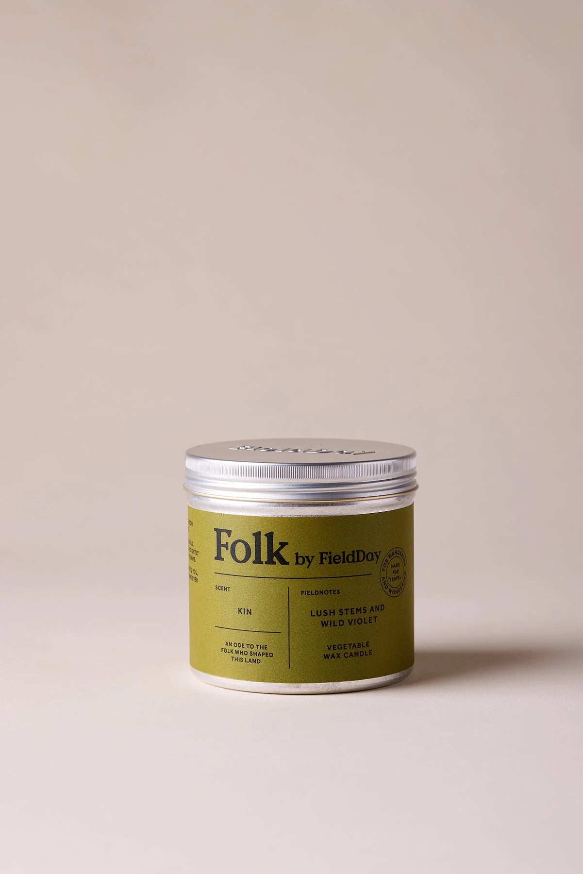 Field Day Kin Folk Tin Candle