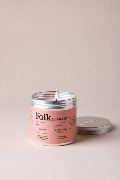 Field Day Wander Folk Tin Candle
