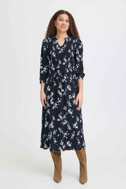 Fransa Lalu Dress Scatter Floral
