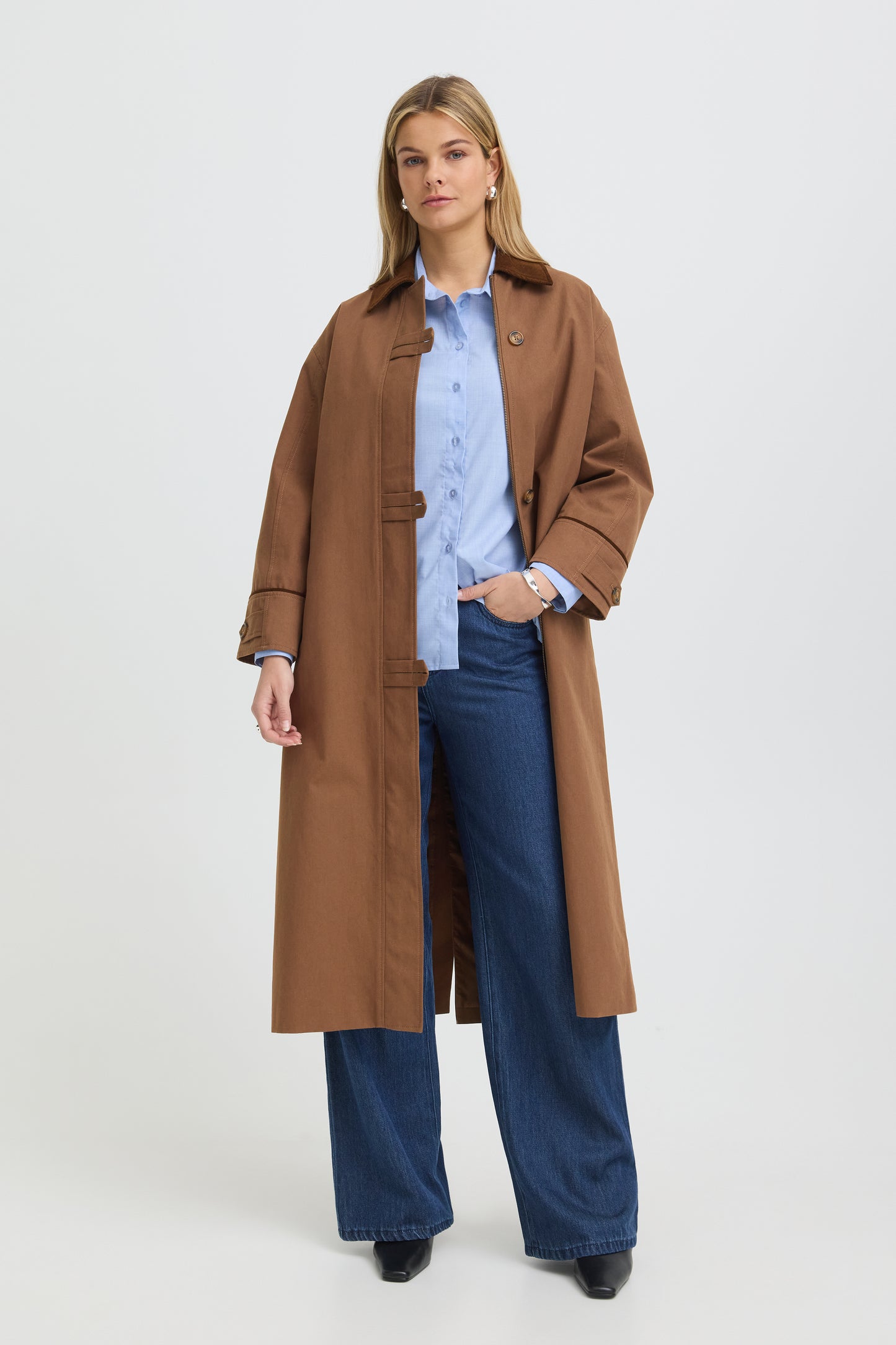 Fransa Alicia Jacket Rain Drum