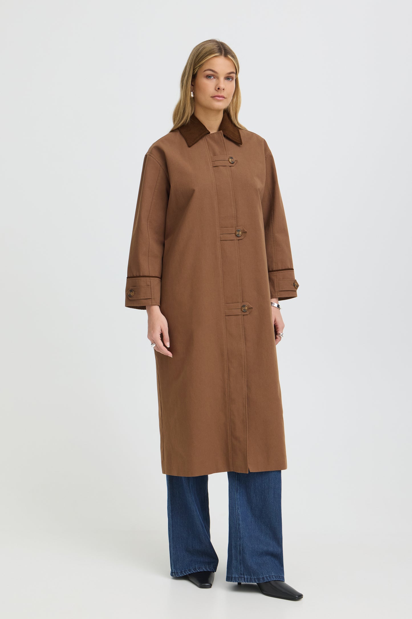 Fransa Alicia Jacket Rain Drum