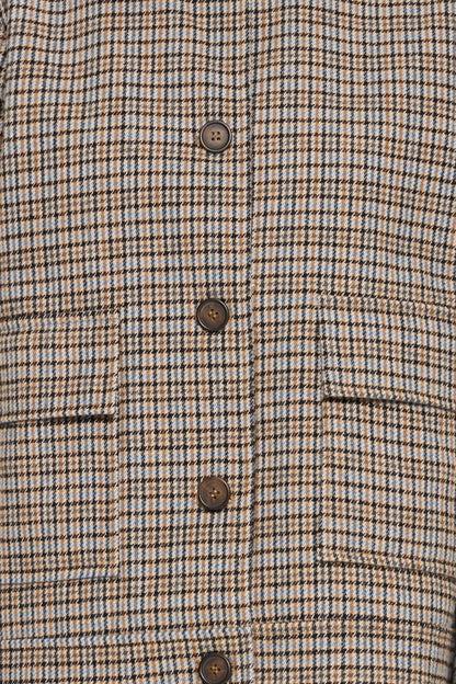 Fransa Antonette Jacket Tobacco Brown / Iice Water