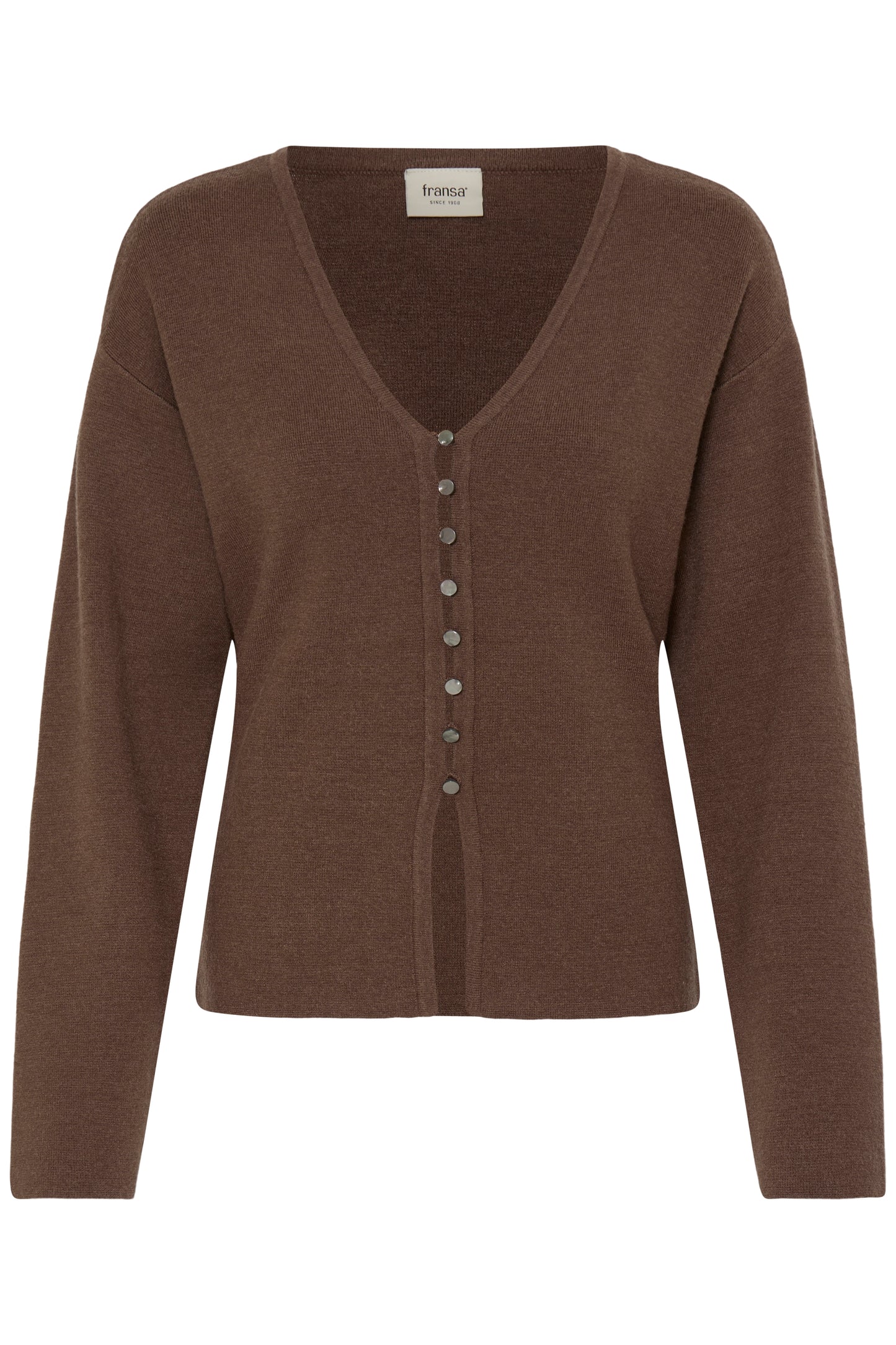 Fransa Vera Cardigan Rain Drum