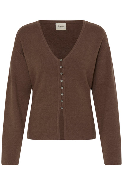 Fransa Vera Cardigan Rain Drum