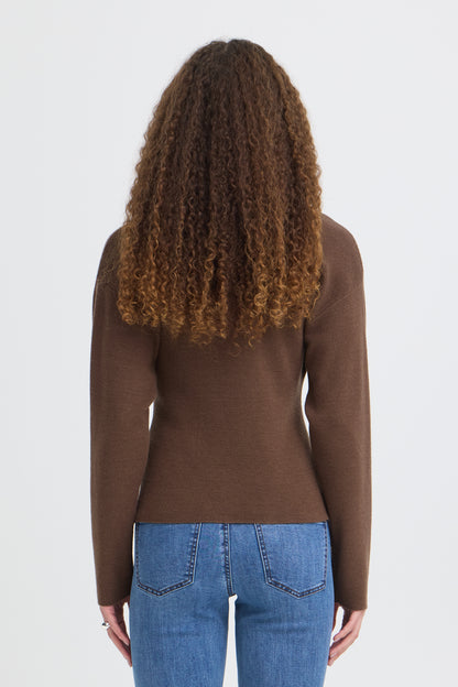 Fransa Vera Cardigan Rain Drum
