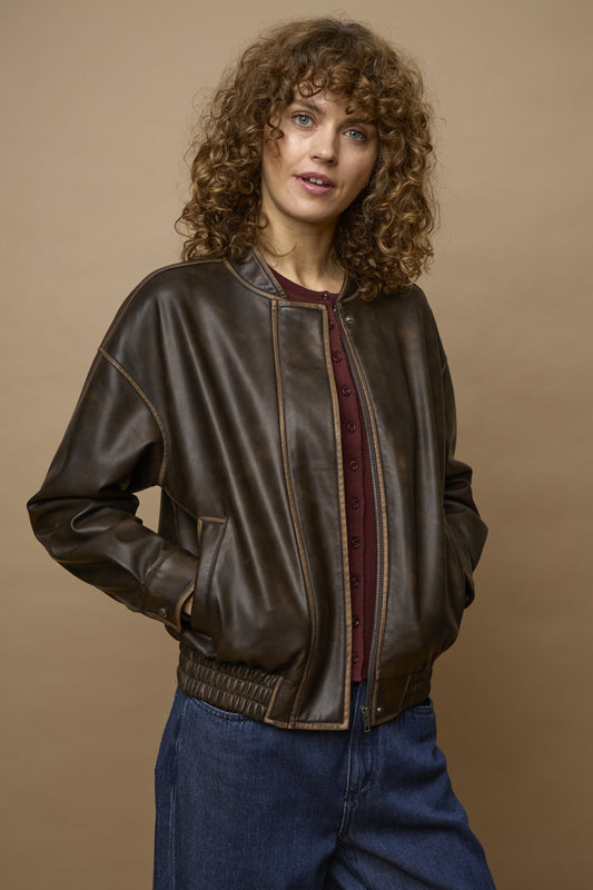 Fransa Ludia Jacket Rain Drum