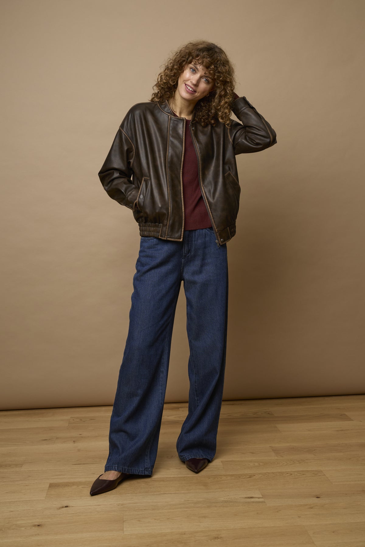 Fransa Ludia Jacket Rain Drum