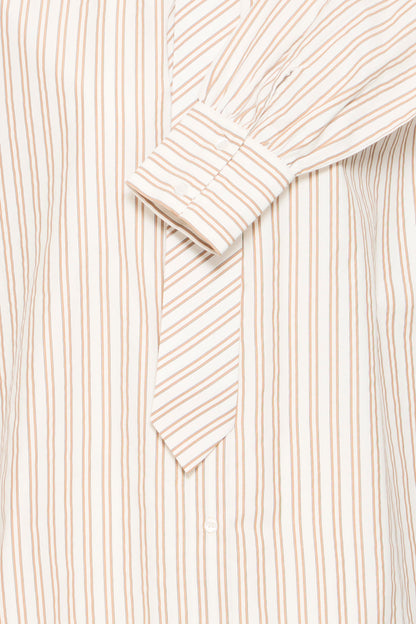Fransa Zaba Shirt White Tobacco