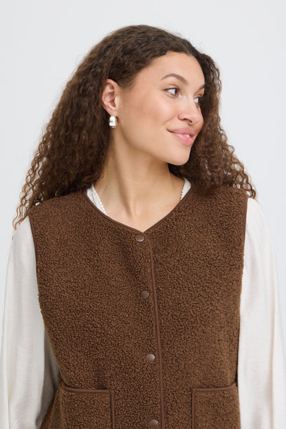 Fransa Gwynne Waistcoat Rain Drum