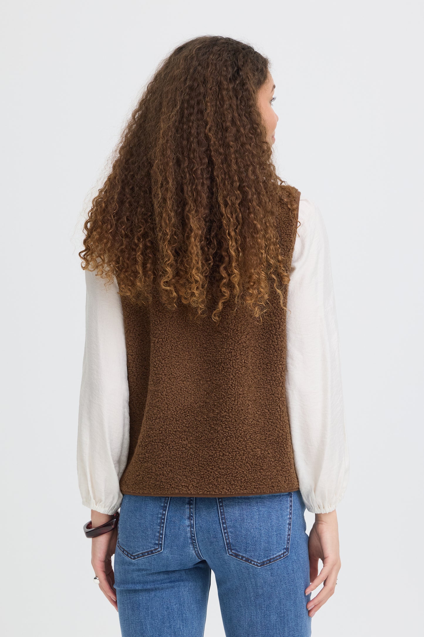 Fransa Gwynne Waistcoat Rain Drum