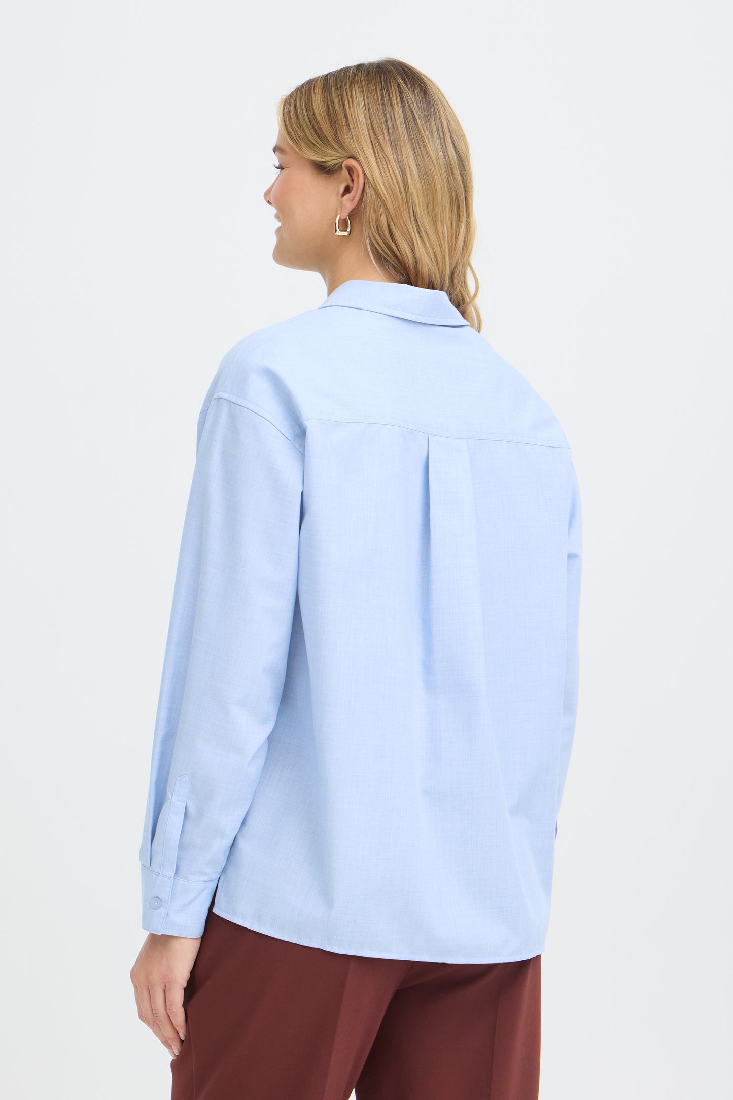 Fransa Simona Shirt Cashmere Blue