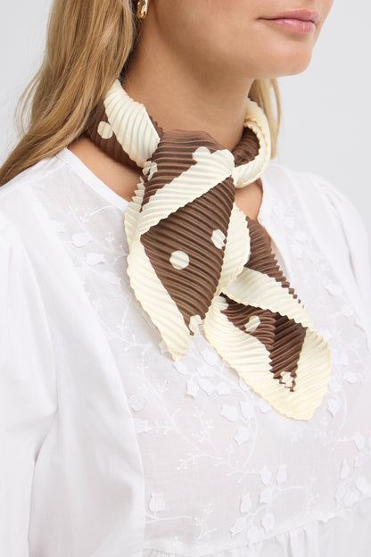 Fransa Selana Scarf Raindrum Whisper