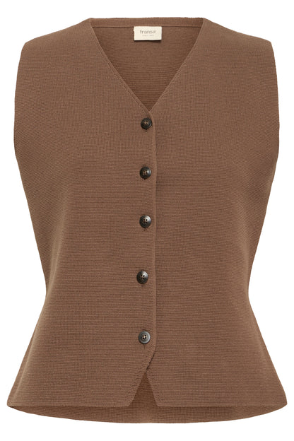 Fransa Ita Waistcoat Rain Drum
