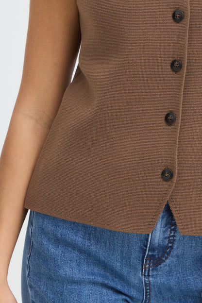 Fransa Ita Waistcoat Rain Drum