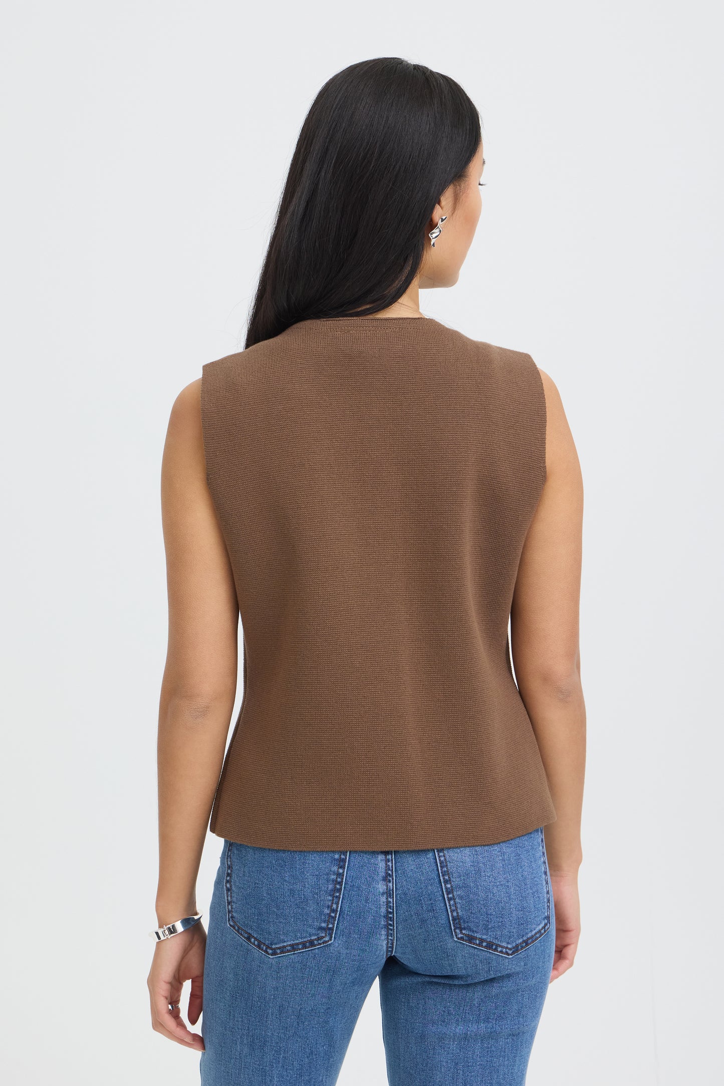 Fransa Ita Waistcoat Rain Drum