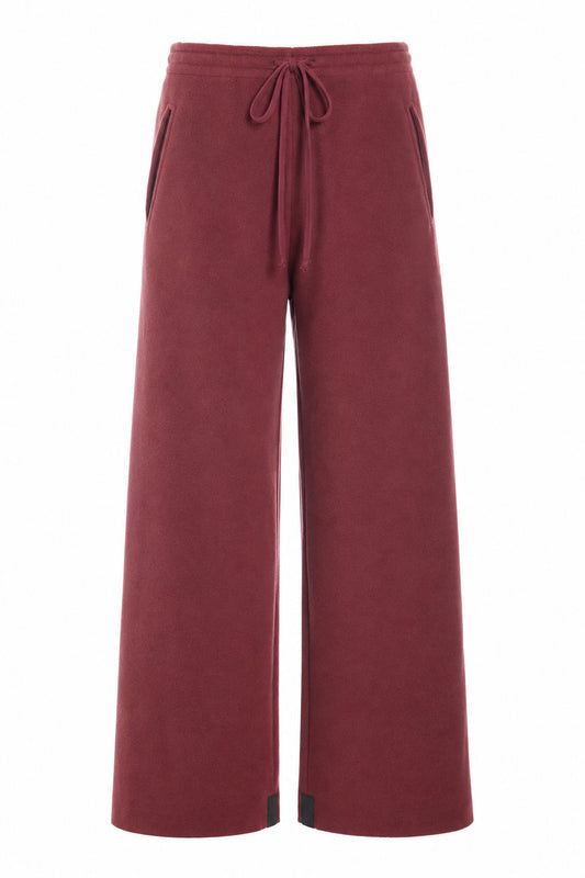 Henriette Steffensen Flare Trousers 3/4 2115 Bordeaux