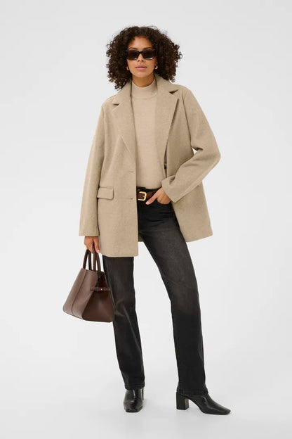 Kaffe KAsaturn Jacket Beige Smoke