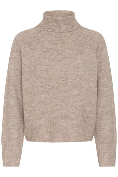 Kaffe KAerin Rollneck Desert Taupe