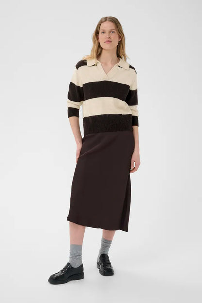 Part Two Charlott Pullover Whitecap Gray / Molé Stripe