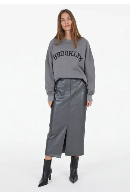 Marc Aurel Vegan Leather Skirt