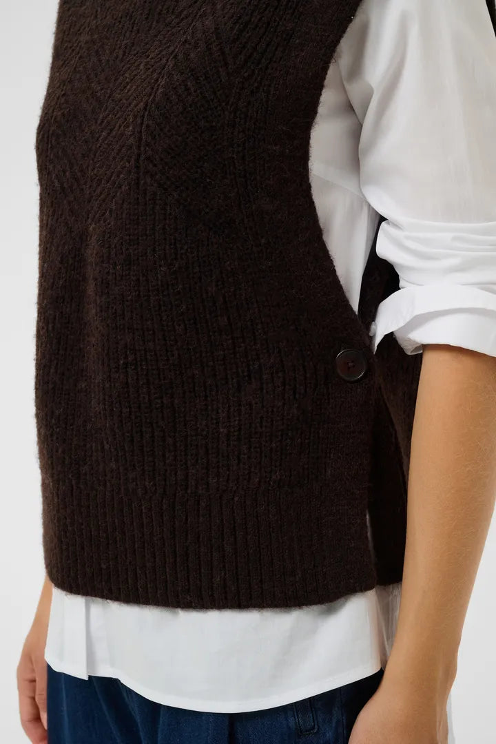 Part Two Charlye Waistcoat Mole' Melange