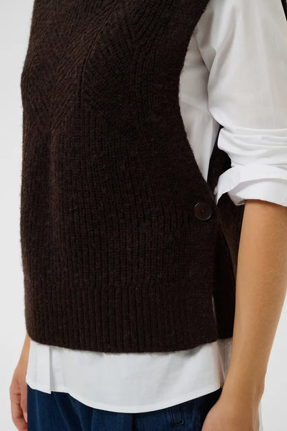 Part Two Charlye Waistcoat Mole' Melange
