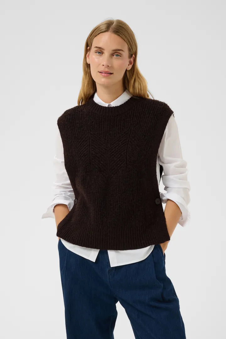 Part Two Charlye Waistcoat Mole' Melange