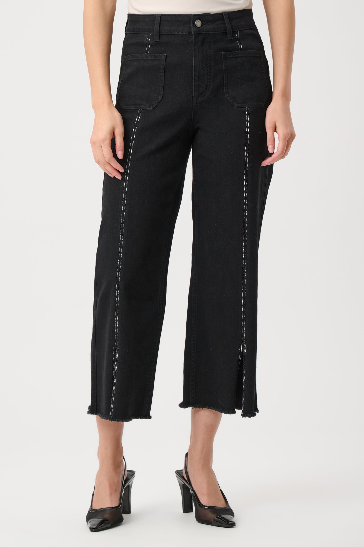 Joseph Ribkoff  CO Claudia | Culotte Jeans Black