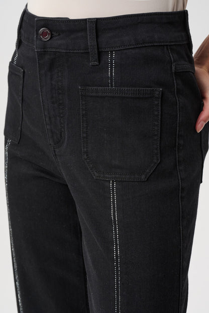 Joseph Ribkoff  CO Claudia | Culotte Jeans Black