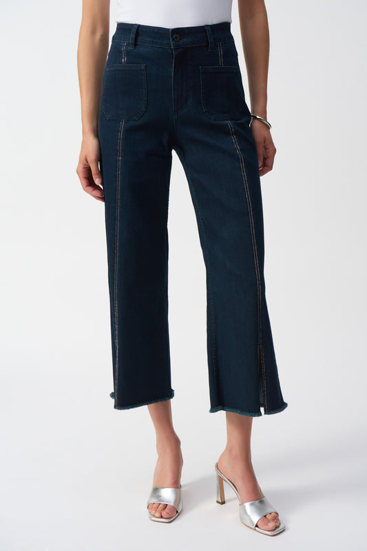 Joseph Ribkoff Claudia Culotte Jean Dark Denim Blue