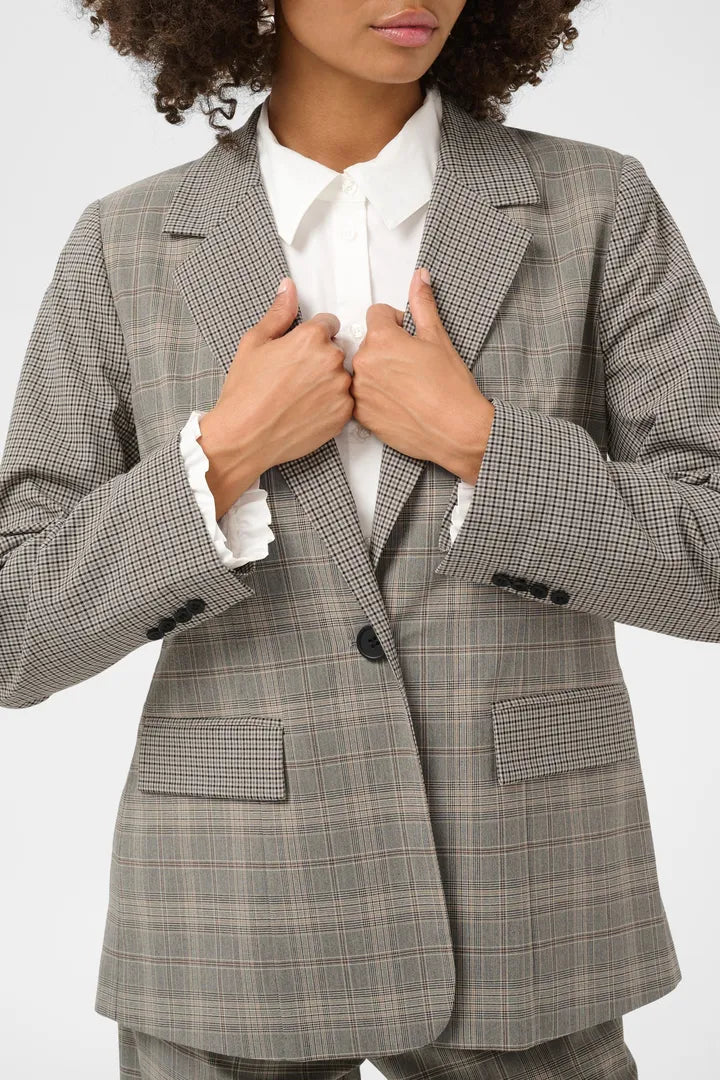 Culture Celena Blazer Gray Beige