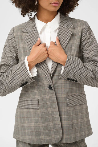 Culture Celena Blazer Gray Beige