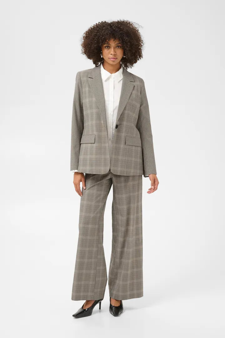 Culture Celena Blazer Gray Beige
