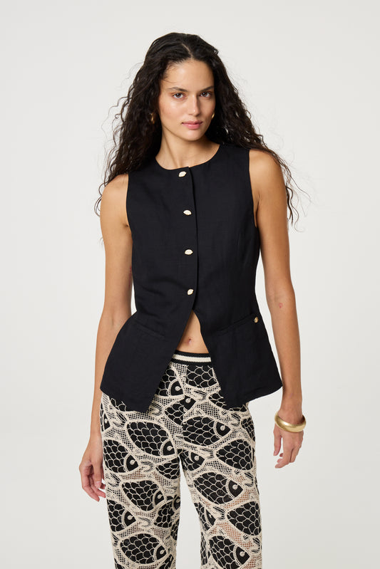 Fabienne Chapot Mercy Top Black