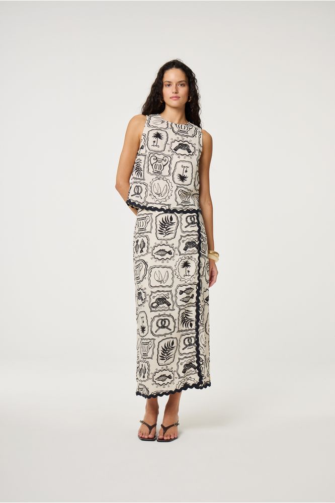 Fabienne Chapot Tila Skirt White