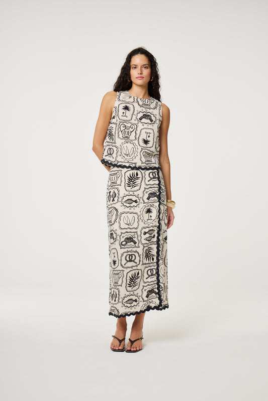 Fabienne Chapot Tila Skirt White