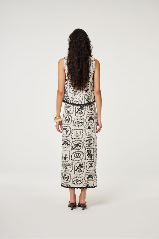 Fabienne Chapot Tila Skirt White
