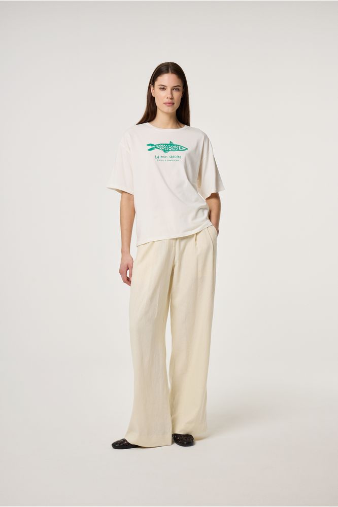 Fabienne Chapot Fay T-shirt Cosy White/Green