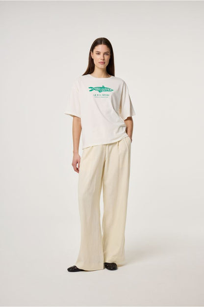 Fabienne Chapot Fay T-shirt Cosy White/Green